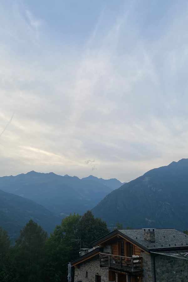 Abschied von der Berghütte