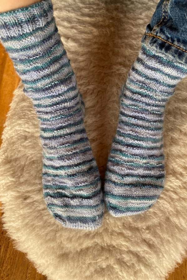 gestrickte Socken