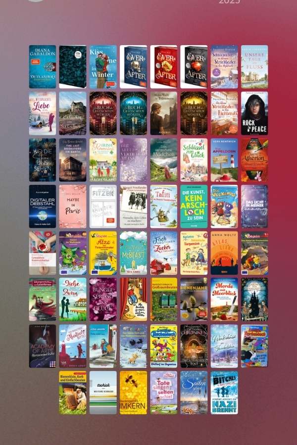 Reado App gelesene Bücher 2025